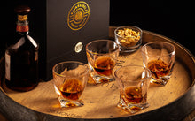 Load image into Gallery viewer, Bar &amp; Barrel - Premium Twisted Crystal Whiskey Glasses Gift Set