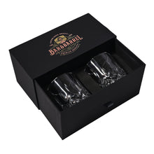 Load image into Gallery viewer, Bar &amp; Barrel - Premium Classic Cut Engraved Crystal Whiskey Glasses Twin Set